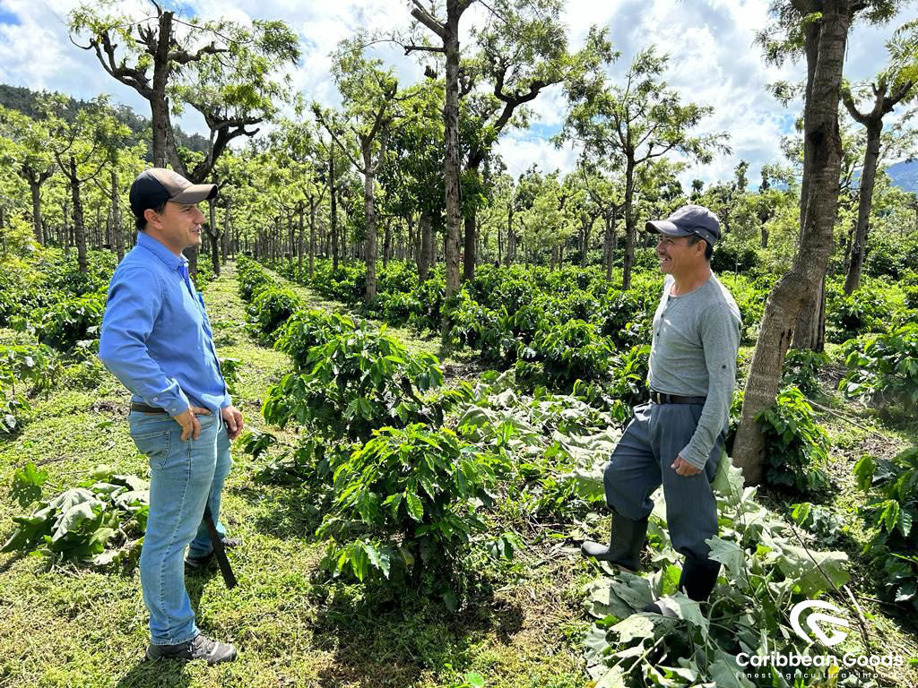 Farmers talking to one another in Guatemala